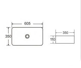 Раковина чаша Bronze de Luxe Терраццо 1061TR, разноцветная